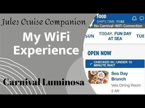 My experience with WiFi on Carnival Luminosa @julescruisecompanion Video Thumbnail