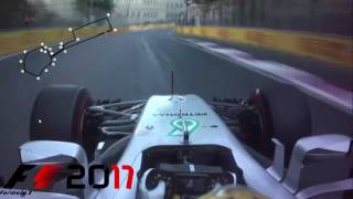 F1 2017 | BAKU - HAMILTON POLE LAP 1:40:593  [Onboard Lap Q3]