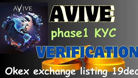 Avive phase 1 KYC | step by step | withdrawal &listed in OKEX exchange #avivekyc #okexexchange #bonk
