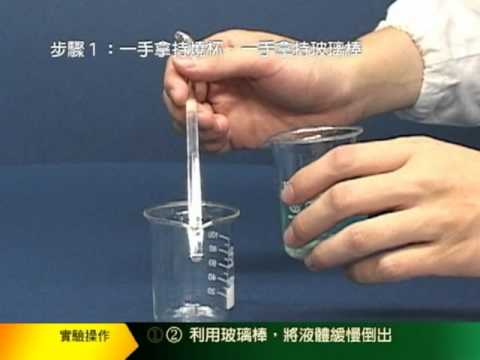 基礎化學實驗技能 (5)：傾析