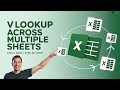 🔥 Excel 2025 VLOOKUP Across Multiple Sheets | Step-by-Step Guide for Beginners