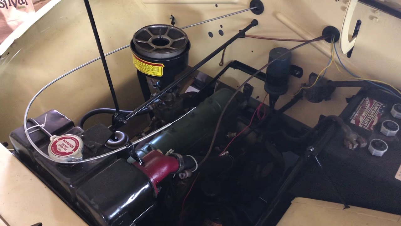Crosley CoBRa engine spring start - YouTube