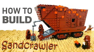LEGO Star Wars Sandcrawler MOC | Building Instructions