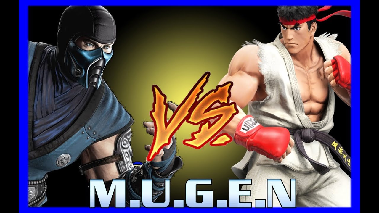 Sub Zero Vs Ryu MUGEN Battle #21 | Ryu vs Sub-Zero | #mugenverse - YouTube