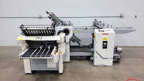 Baum 1320F Pile Feed Paper Folder w/ 8pg Unit - 110822105004A
