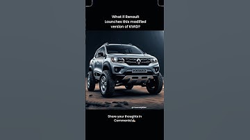 Modified Renault Kwid Concept | Monster Truck Look 🛻 |  #renaultkwid #modifiedcars #kwid