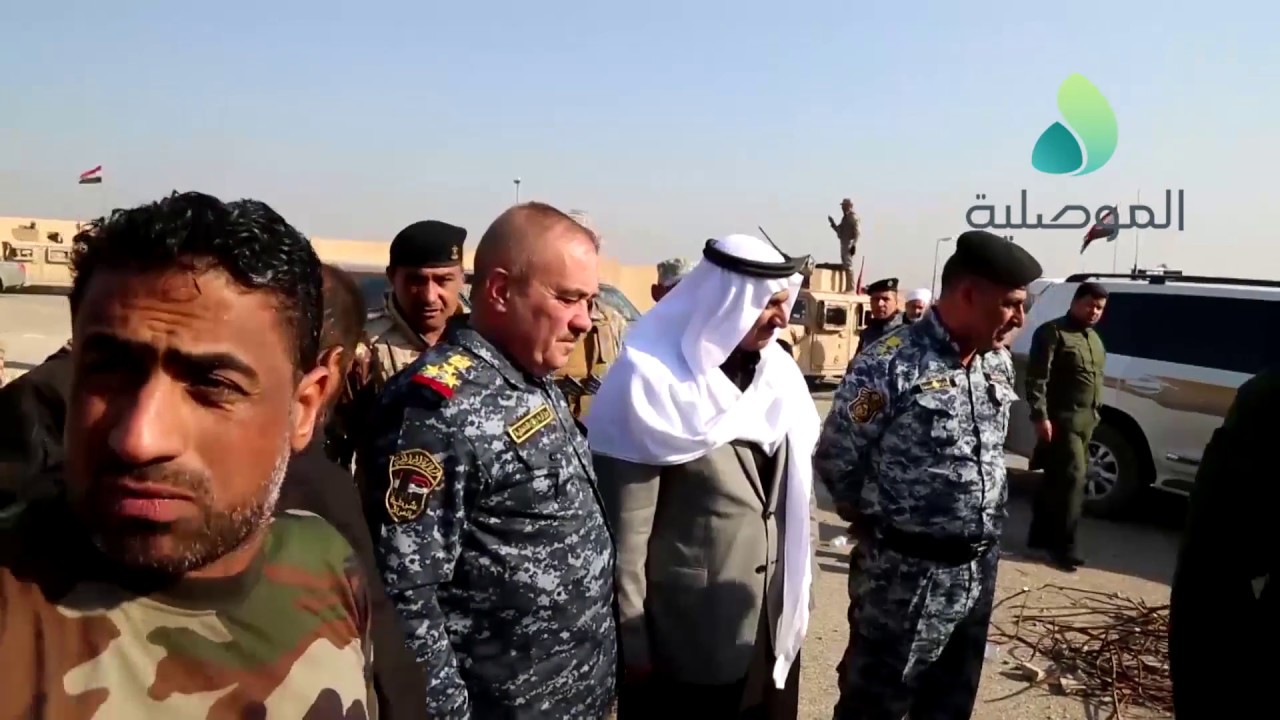 النائب احمد الجربا وقائد شرطة نينوى يحضران الصلاة الموحدة في جامع ذياب العراقي ويزوران مرقد النبي يو