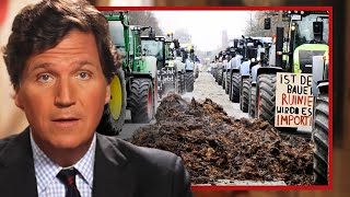Tucker Carlson Reacts to the German Farmer Protest