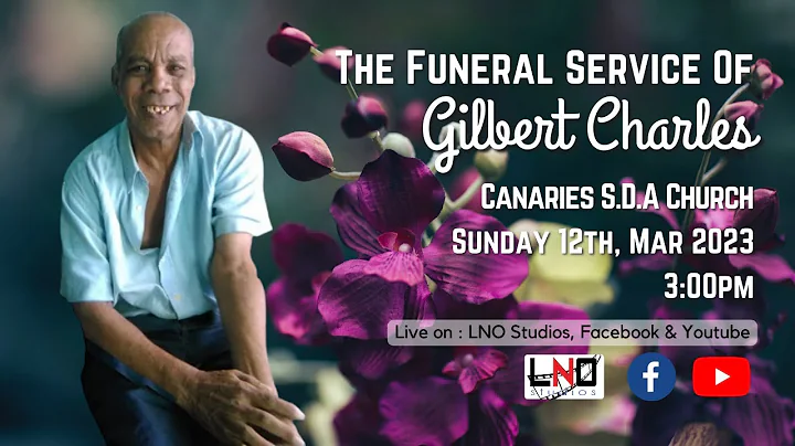 The Funeral service for Gilbert Charles