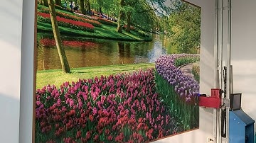 In tranh 3d trực tiếp lên tường