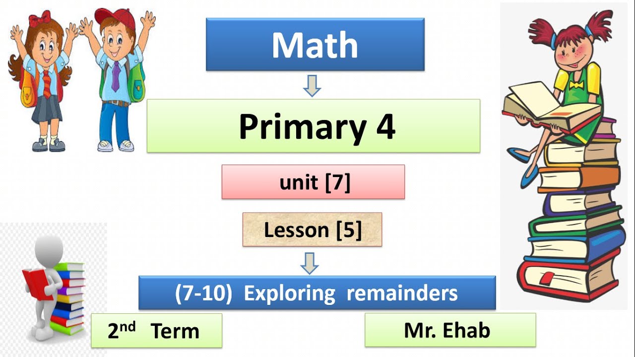 Prim 4 - math - unit 7 - lesson 5 - explore remainders - second term ...