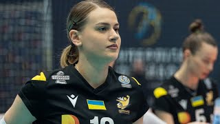 Valeria Yakusheva - Ukrainian top player - VC Dobrodiy - Skills