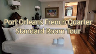 Port Orleans French Quarter Standard Room Tour |  In Room Coffee Situation, Mini Fridge, and more!