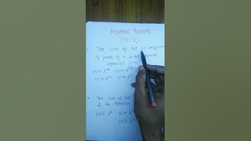 binomial theorem trick #6 for nda/airforce group x/jee mains/navy SSR/class 11 | math tricks point