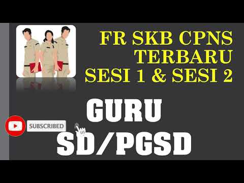 Bocoran Fr Soal Skb Pgsd Guru Sd Tanggal 1 3 September 2020 Kompetensi Pedagogik Dan Profesional Youtube