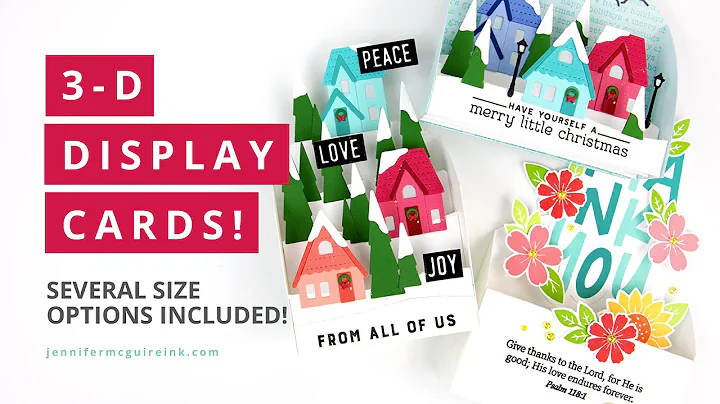 3D Display Cards - Many Sizes!