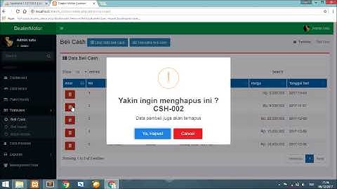 Aplikasi Kredit Motor menggunakan Code Igniter