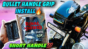 Splendor Modified🚨| 💯Bullet Handle Grips💥 Install In Splendor⚜️|‼️Splendor Handle Modified✅