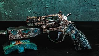 Restoration of a revolver-lighter Revolver Colt Python