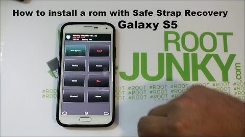 Galaxy S5 custom rom install with Safe strap recovery on Verizon or Att