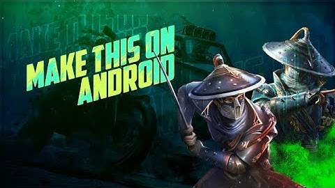 Make this season 9 inspired PUBG thumbnail on android | Thumbnail like dynamo gaming | pstouch