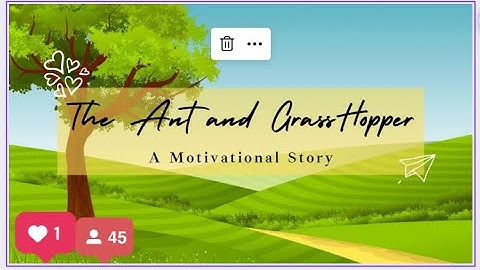 THE ANT AND GRASSHOPPER |  Motivational Video | MUST WATCH STORIES SERIES | Episode 1 #motivational