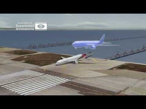 Asiana 214 Boeing 777 Crash Full Animation + Air Traffic Control Recording 2013