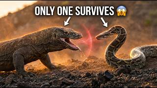 Famous PYTHON ATTACKS KOMODO DRAGON'S NEST — She Fights Back With Everything She Has Wealth