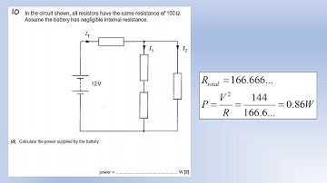 A Level Physics: Electricity: Mock Exam