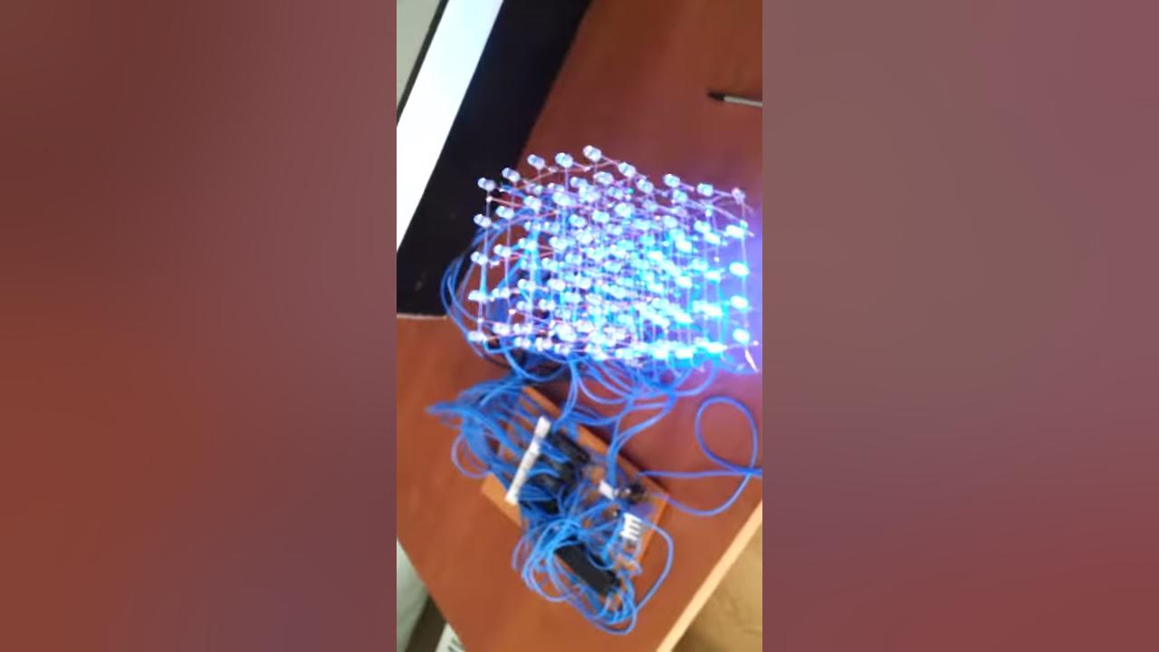 5*5*5 Led Cube New Animation Tests - YouTube
