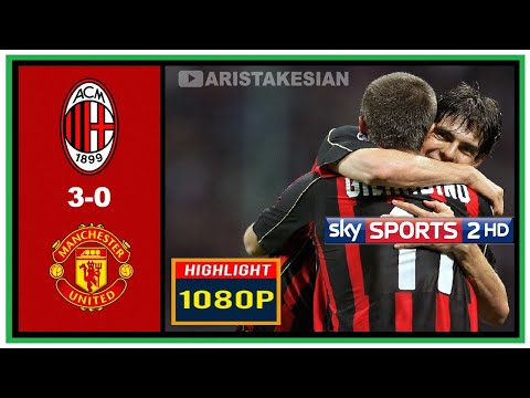 AC Milan v Manchester United: 3-0 #UCL 2006-07: 1/2 final - Sky Sports Commentary - FULL HD 1080P