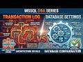 Part 4 - Transaction Log Architecture &amp; database settings.