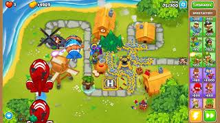 Bloons TD 6 - Town Center - Impoppable - Five Tower Only Challenge