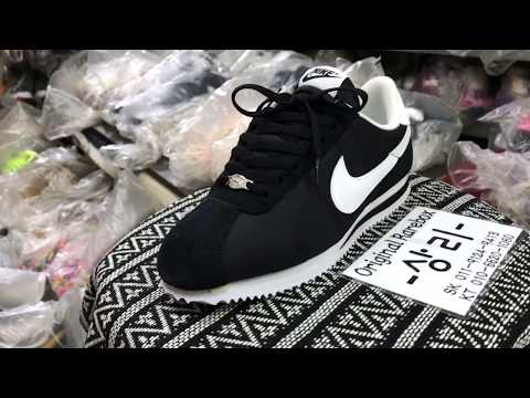 나이키 코르테즈 베이직 나일론 06 코르테즈 검흰 키샾한정 CO.JP 2012年 (NIKE CORTEZ BASIC NYLON 06 BLACK-WHITE) 317249-012