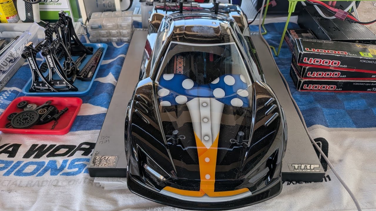 ラジコンパーク五霞に来てみた♪🎩540ツーリングカーのレーシングラジアルタイヤの🎩バロンGTで走ってみた♪🎩