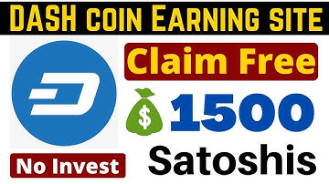 New Paying Dash coin Earning site | Earn dash coin without Investment