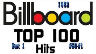 Billboard&#39;s Top 100 Songs Of 1982 Pt  1 #50 #1