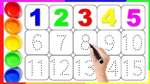 Tracing Numbers 1 to 20 | Learn Counting for Kids | 1 to 20 Writing Practice for Toddlers