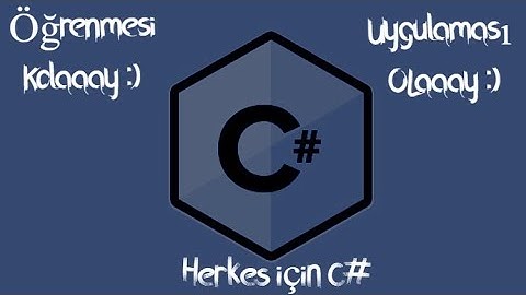 #12 C# Karar Yapıları - Switch