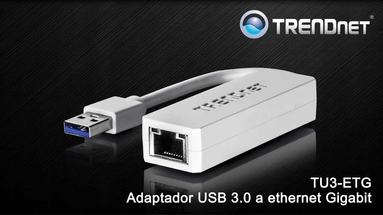 Adaptador USB 3.0 a ethernet Gigabit - TU3-ETG