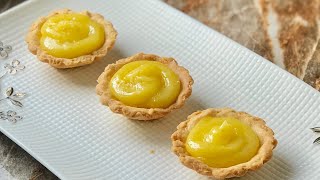 Lemon curd tart recipe || lemon tart recipe