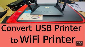 Convert any USB Printer to a WiFi Printer Complete Solution Latest 2024 By sharetechai
