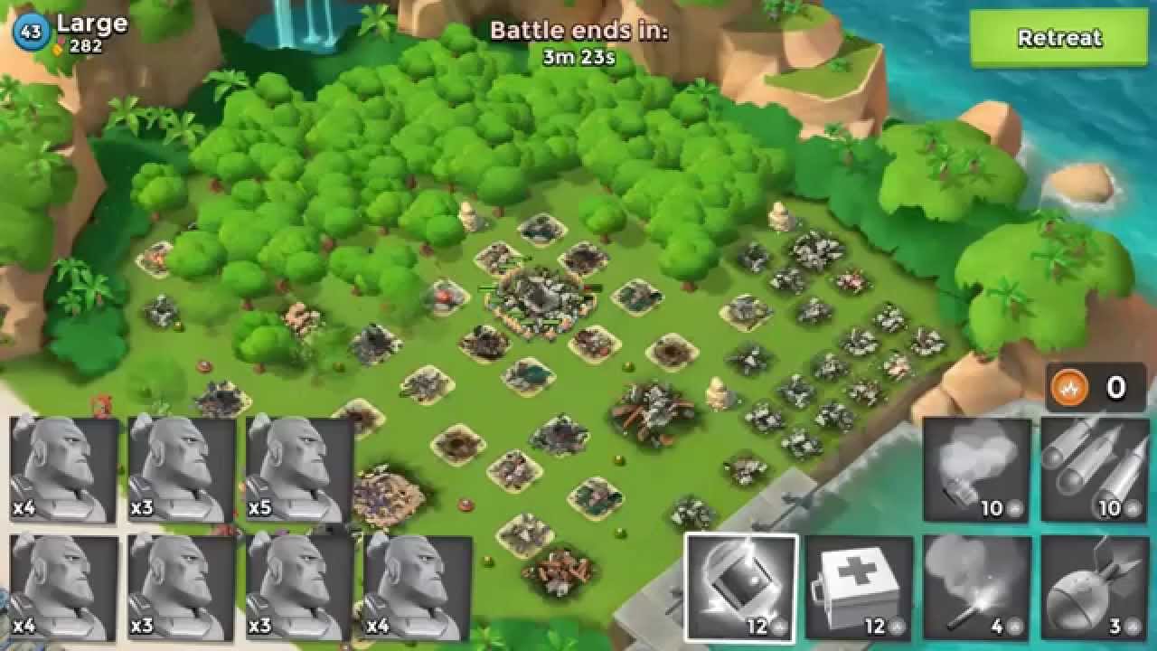 Attack Dr.Terror (Boom Beach) with Smoky Warriors.