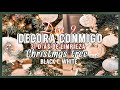 HOGAR IMPECABLE | LIMPIA CONMIGO | BLACK AND WHITE CHRISTMAS TREE DECOR | Monthly reset | 2023 goals