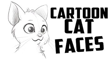 How to cartoon Cat Face Expressions