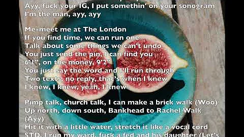 Young Thug - The London (feat. J. Cole & Travis Scott) (Lyrics)
