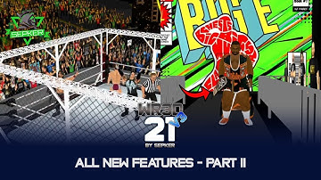 WR3D 21 V3 BY SEPKER | ALL NEW MOD FEATURES - PART II (New match types, titantron, longcoats & more)