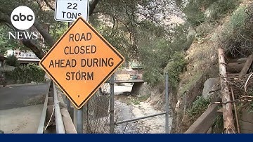 California braces for flooding and mudslides amid heavy rainfall