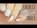 Easiest Marble Nails EVER!!