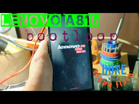 Hard reset lenovo a816 (bootloop)